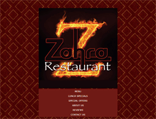 Tablet Screenshot of eatatzahra.com